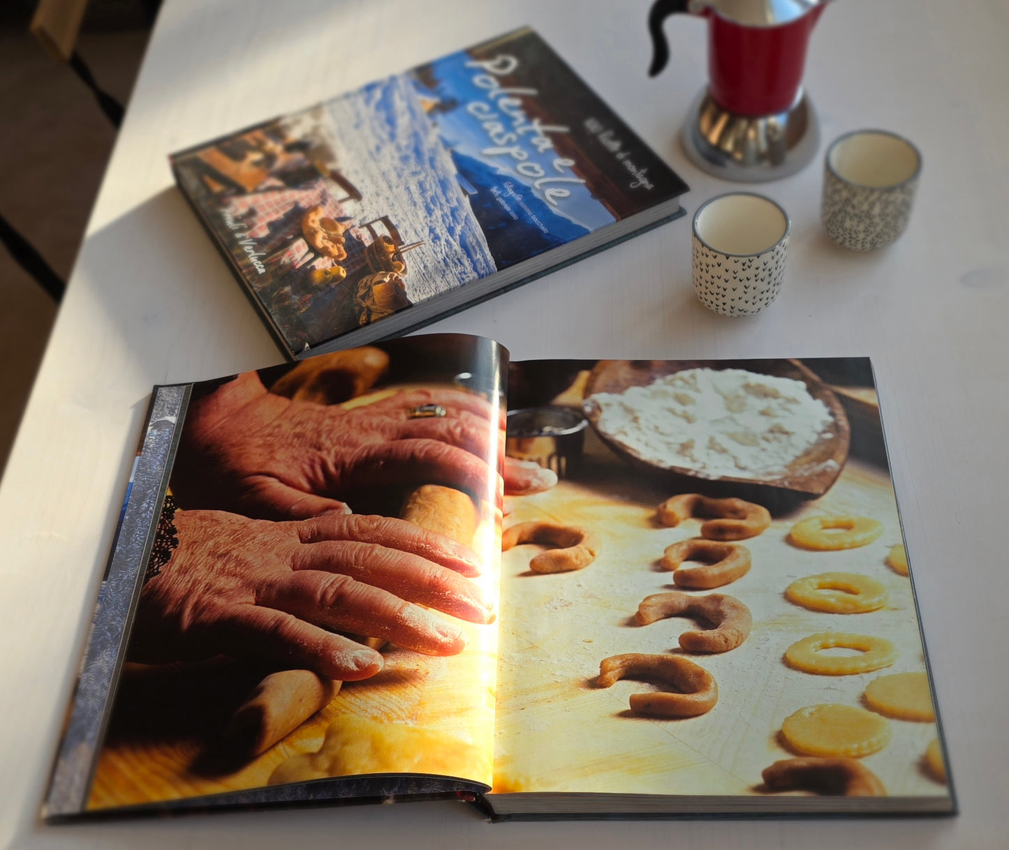 Polenta and snowshoes